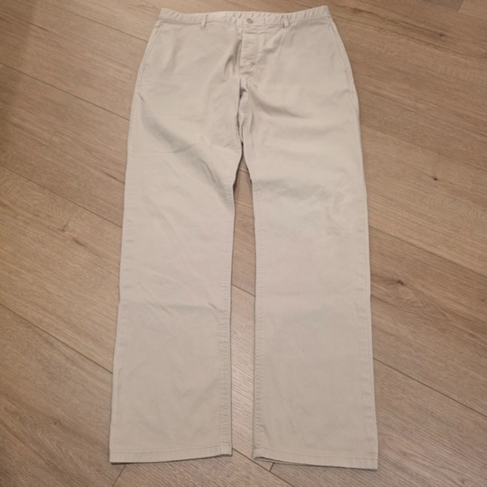 Barney‎ Cools Chino Pants Mens Size 36 x 31 Beige Khaki Casual Button Fly
